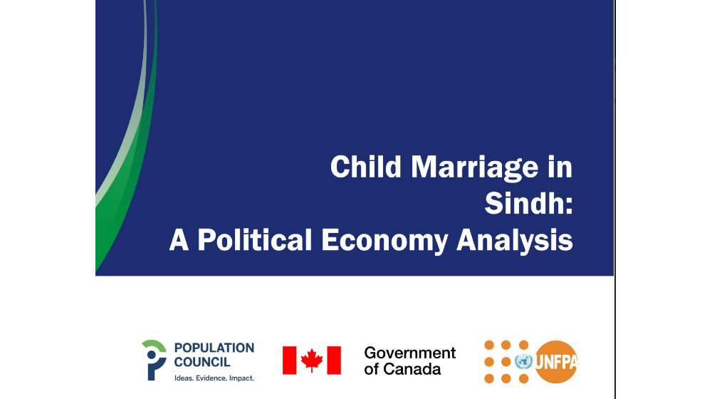 Child Marriage in Sindh: A Political Economy Analysis and Policy Options