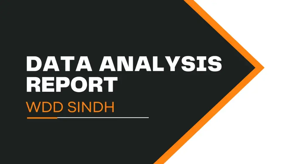 DATA Dashboard Analysis Report-WDD Sindh 