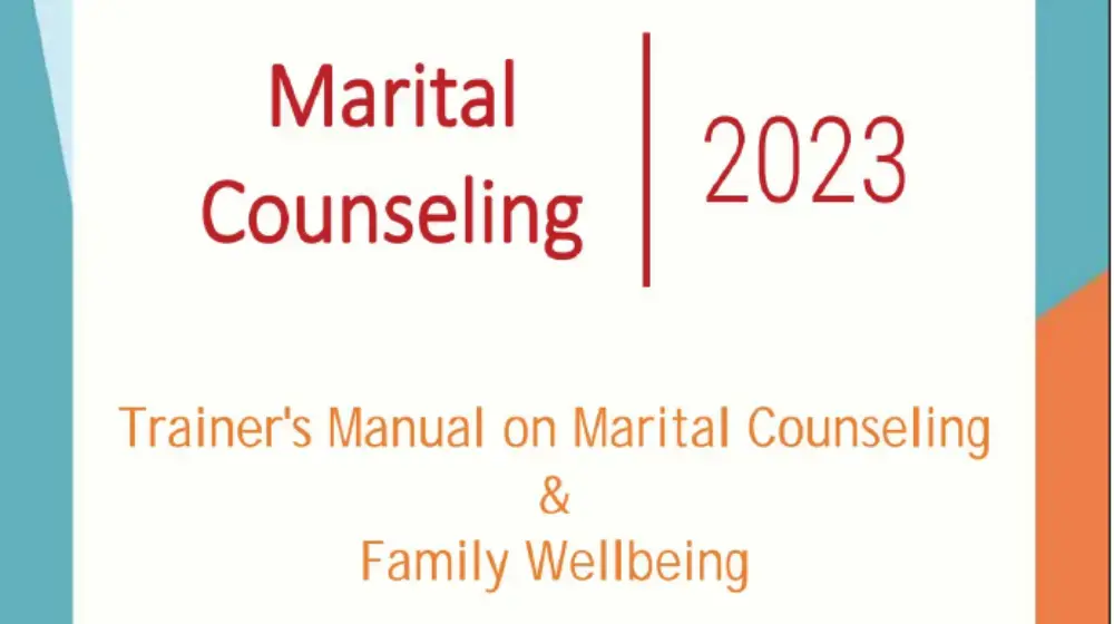 Marital Counseling - Trainer's Manual 