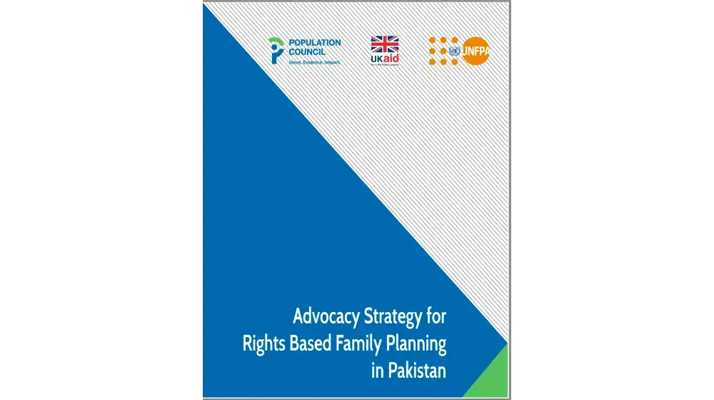 Advocacy Strategy for Rights Based Family Planning in Pakistan