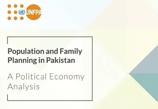 Population and Family Planning in Pakistan A Political Economy Analysis